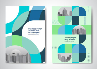 Template vector design for Brochure, AnnualReport, Magazine, Poster, Corporate Presentation, Portfolio, Flyer, infographic, layout modern size A4, Front and back, Easy to use and edit.