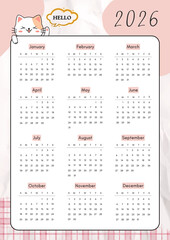 2026 Calendar