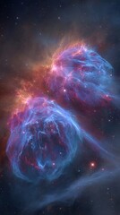 Colorful Nebula In Deep Space