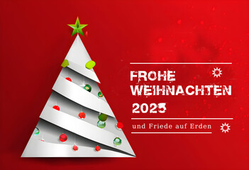 Und Frieden auf Erden -  Weihnachtskarte 2025