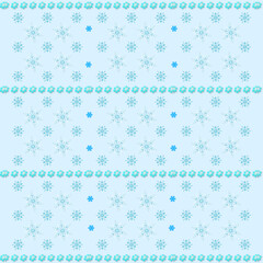 seamless pattern with snowflakes