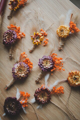christmas cookies on wooden background