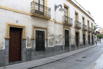 San Pablo - San Andres neighborhood along the streets in the historic old town of Córdoba, Andalusia, Spain, in July 2024.