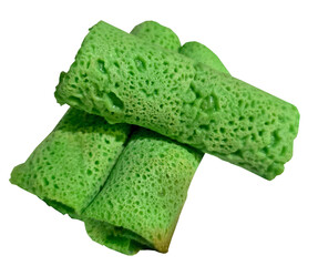 Dadar Gulung Indonesia coconut pancake roll