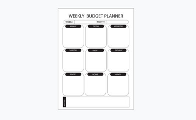 weekly Book Budget Tracker