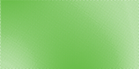 Dots halftone green color pattern gradient texture with technology digital background. Dots pop art comics with nature graphic design.