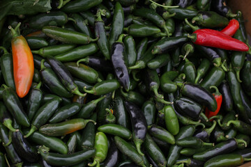 green chili peppers