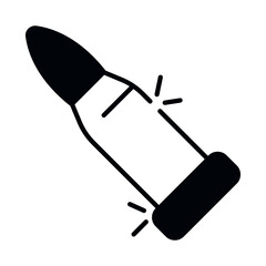 Trendy vector design of bullets