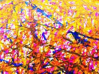 Colorful Abstract Lines Pattern with Dynamic Brush Strokes 45