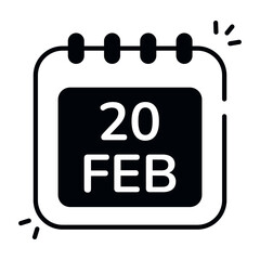 Modern design icon of murder date