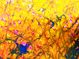 Colorful Abstract Lines Pattern with Dynamic Brush Strokes 46