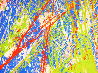Colorful Abstract Lines Pattern with Dynamic Brush Strokes 49