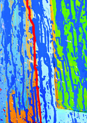 Colorful Abstract Lines Pattern with Dynamic Brush Strokes 51