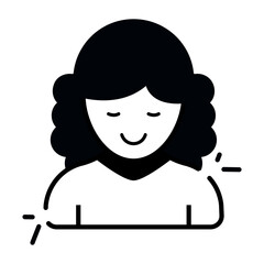 Unique design icon of judge 