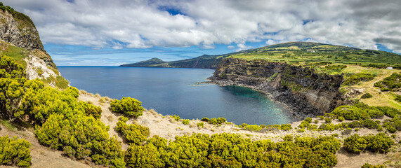 Costal line at Ponta do Morro - Castelo Branco, Faial, Azores, Portugal