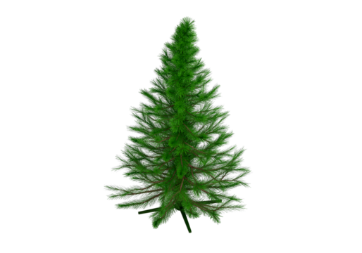 Christmas tree, transparent background