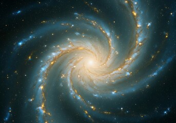 Faceon spiral galaxy ngc 1566 with a bright central bar and spiral arms