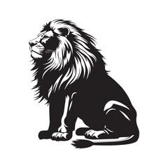 lion vinyl ready vector