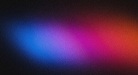 Dynamic abstract background featuring a vibrant blue to red color spectrum with a subtle grainy gradient texture, perfect for modern design backdrops and digital art projects