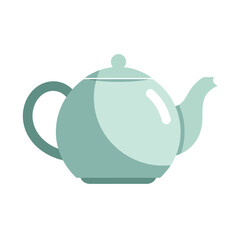 Teapot illustration displaying simplicity in design, a serene representation of afternoon