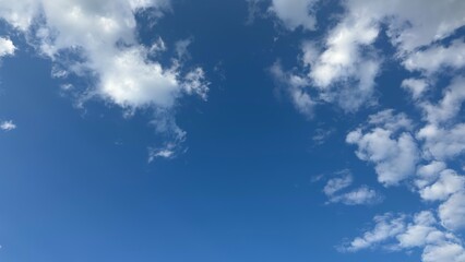 blue sky with clouds