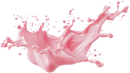 
Delicious pink cream and yogurt in a bowl isolated on clean white background perfect for dessert, dairy, and food photography visuals
