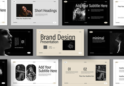 Minimal Presentation Design Layout