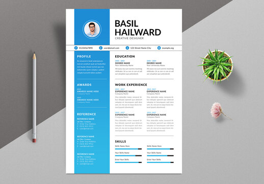 Resume Template Layout