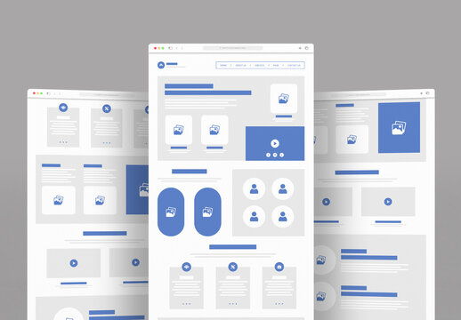 Wireframe Template Layout