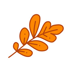 A green oval leaf decorated with small circular spots, giving it a fresh and lively botanical appearance. Perfect for nature designs, decorative patterns, eco-themed visuals, and organic illustrations