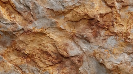 Natural stone surface texture with earthy tones. Weathered rock pattern. Organic background for design and presentation.