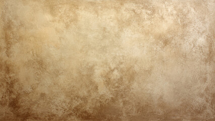 Obraz premium Warm, distressed textured background featuring golden, beige, and brown tones, reminiscent of aged parchment, old paper, or a vintage wall surface.