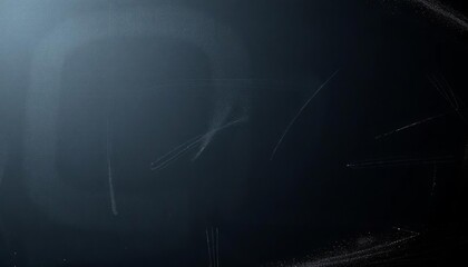 Deep black chalkboard texture with subtle grain and chalk dust,  dusty,  surface