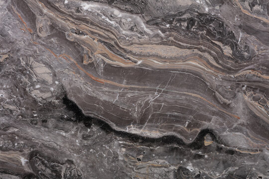 Natural Grigio Orobico marble texture, new polished background in grey color.