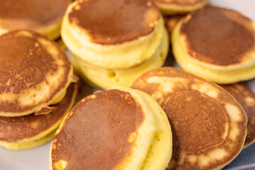 Pile of Pancakes on a Plate