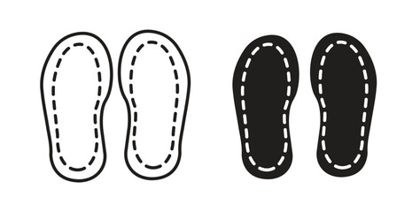 Soles icons for use web design,logo.Symbol illustration.