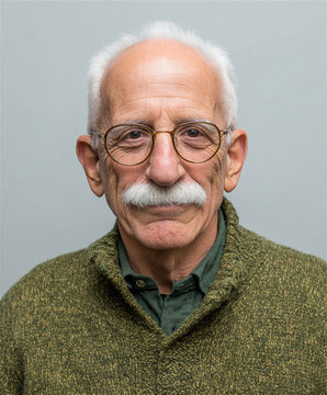 Headshot authentic young woman red bob hair septum piercing labret plugs smiling looking camera alternative style studio portrait