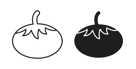 Tomato icons for use web design,logo.Symbol illustration.