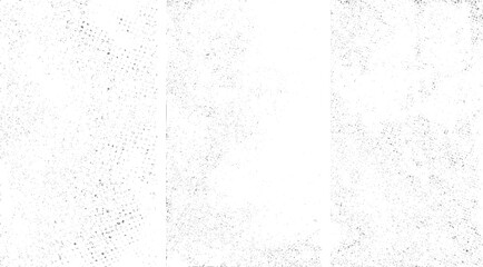 Overlay textures set stamp with grunge effect. Set of different distressed black grain texture. Distress overlay vector textures. 