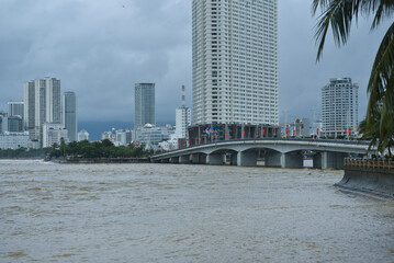 Nha Trang city in a stormy day 20 Nov, 2025