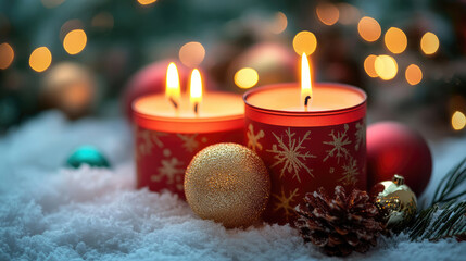 christmas candles
