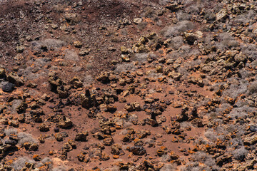 Volcanic landscape of Fuerteventura