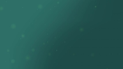 Deep teal background featuring soft floating glow particles and subtle bokeh lights creating a calm elegant mood ideal for luxury designs celebrations and digital visuals