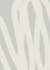 Modern abstract minimalist painting.Simple brush strokes in neutral pastel colors.Basic, Romantic, Scandinavian, Eclectic, Boho living style interior.