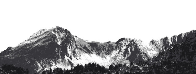 Obraz premium Mountain grunge texture