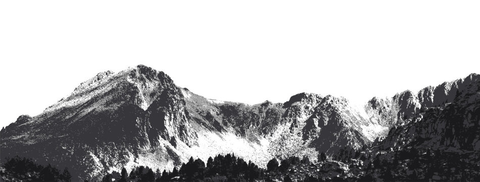 Mountain grunge texture