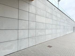 concrete facade wall