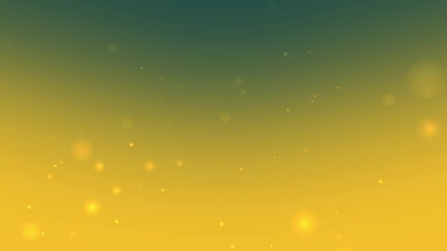 Soft gradient background in golden yellow and green tones with delicate sparkle particles floating Ideal for luxury events invitations festive projects holiday banners and digital art