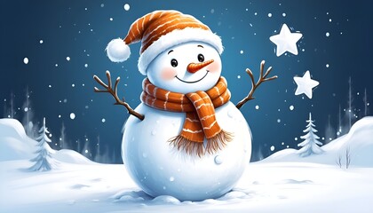 This image is ideal for holiday greeting cards, children's book covers, winter event posters, seasonal marketing campaigns, and social media posts.