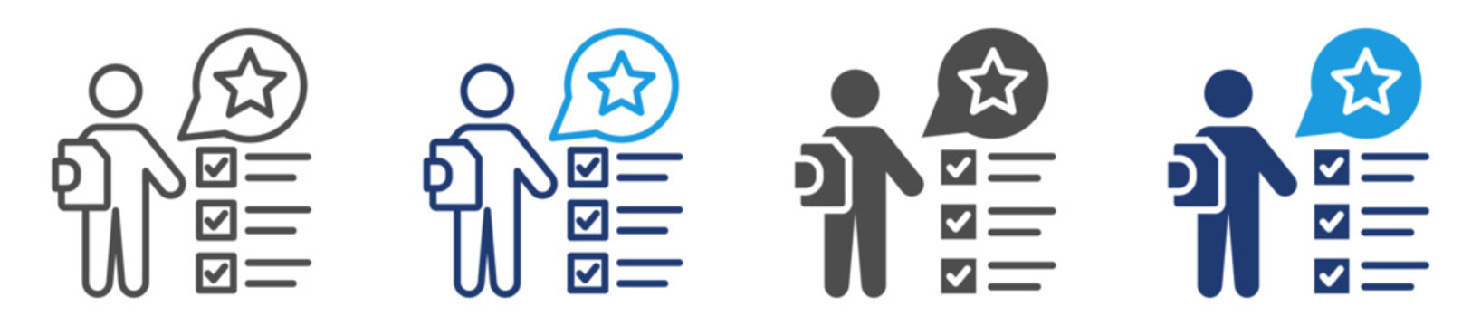 accountable icon sheet with multiple style